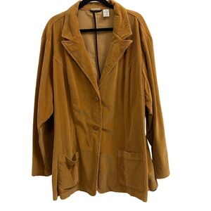 Brown corduroy blazer jacket